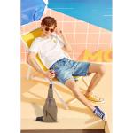 FANDARE Sling Bag met hoofdtelefoonopening voor studenten, party, outdoor, multifunctionele schoudertas voor dames en heren, slijtvast canvas, Kaki, Retro
