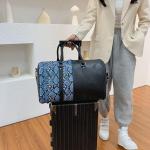 CHDWEY Umhängetaschen für Herren Große Kapazität Reisetasche Frauen und Männer Mode Leder wasserdichte Fitness Handtasche Weibliche Sport Umhängetasche Gepäck Duffle Yoga Ma