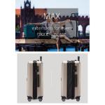 HAUPTSTADTKOFFER Midden grote harde koffer, TSA, 4 wielen, check-in bagage met 8 cm volumevergroting, 77 cm, 130 liter, grafiet, champagne, koffer