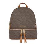 Michael Kors Rhea Zip rugzak voor dames, bruin, 12,7 x 31,8 x 24,1 centimeter