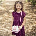 Barakara Schoudertas voor kinderen en meisjes, schattige handtas voor meisjes, kleine PU-lederen schoudertas met afneembare schouderriem, schattige borsttas, crossbody bag, portemo