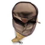 Neuleben Waterdichte schouderrugzak van canvas vintage uniseks heren kleine sling rugzak schoudertas outdoor sport vrije tijd