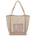 Mesh strandtas, bruin, XX-Large
