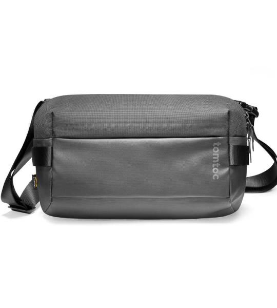 schoudertas voor 2024 11-inch iPad Pro M4, 11-inch iPad Air M2, 7 liter mannen schoudertas crossbody boodschappers tas schoudertas voor dagelijks gebruik, werk, vrije tijd, zwart