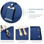 Modieuze handtassen dames lakleer handtas elegante schoudertas vrouwen schoudertas waterdichte damestas bruiloft clutch portemonnee winkelen party, roze, Large, Unieke