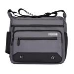 CHDWEY Umhängetaschen für Herren Männer Messenger Schultertaschen Crossbody Bag Cross Sling Tote Pack Reise Handtasche auf Single-Schulter for Männchen(Grijs)