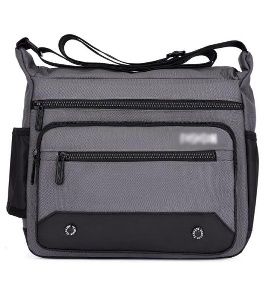 CHDWEY Umhängetaschen für Herren Männer Messenger Schultertaschen Crossbody Bag Cross Sling Tote Pack Reise Handtasche auf Single-Schulter for Männchen(Grijs)