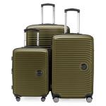 HAUPTSTADTKOFFER Midden grote harde koffer, TSA, 4 wielen, check-in bagage met 8 cm volumevergroting, 77 cm, 130 liter, grafiet, Avocado., koffer