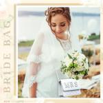 Mrs Clutch voor dating portemonnee voor de bruid met glinsterende diamanten, leren bruiloftsbruid, cadeau voor vrijgezellenfeest, afstudeercocktails, verloving avond, Wit