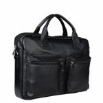 Pavone Nero Leder Aktentasche Herren – Laptoptasche, elegantes Design, langlebige Verarbeitung – Ideal für Geschäftsleute, Anwälte, perfekt für Geschäftsreisen und den tä