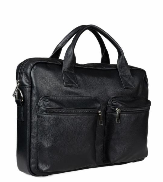 Pavone Nero Leder Aktentasche Herren – Laptoptasche, elegantes Design, langlebige Verarbeitung – Ideal für Geschäftsleute, Anwälte, perfekt für Geschäftsreisen und den tä