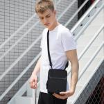flintronic Schoudertassen heren schoudertas herentas, lichte crossbody bag werktas koerierstas messenger bag om te werken winkelen schoolreizen dagelijks gebruik grijs, ❱❱, 23*