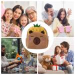 Kinder-Geldbörse, Capybara-Thema, Cartoon-Geldbörse, interaktives Haustierspielzeug und Crossbody-Kindergeldbörse, Kleinkind-Geldbörse, gelb, Ultraweich
