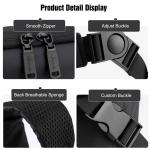 FANDARE Ultralichte schoudertas voor heren, schoudertas, hangtas, werktas, nylon messenger bag voor dagelijks gebruik, vrije tijd, werk, kantoor, reizen, school, waterdichte heren 