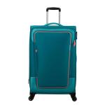 American Tourister Pulsonic - Spinner L, Erweiterbar Koffer, 81 cm, 113/122 L, Türkis (Stone Teal)