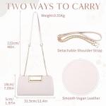 Clutch Bag voor vrouwen, veganistisch lederen polsbandje portemonnee met kaartsleuven dames crossbody handtassen & schoudertassen, Kaki