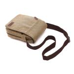 Outreo Heren-schoudertas, retro, schoudertas, vintage, aktetas, van canvas, boodschappentas, voor school, laptop, vrije tijd, beurs, handtas