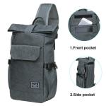 KAUKKO Canvas Tactical Vintage Borsttas Tactical Schoudertas
