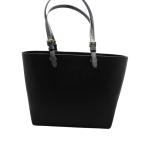 Jet Sest Travel Medium Dubbele Pocket Tote, Zwart, Medium