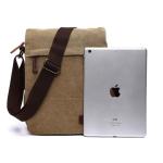 Outreo Heren-schoudertas, retro, schoudertas, vintage, aktetas, van canvas, boodschappentas, voor school, laptop, vrije tijd, beurs, handtas