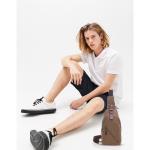 fandare Sling Bag met kopfhöreröffnung 9.7 inch iPad Studenten Party Outdoor multifunctioneel Schoudertas Dames/heren slijtvaste linnen, bruin