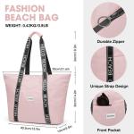 G4Free Stranddraagtas, waterdicht, zanddicht, schoudertas, strandtas, grote sporttas, boodschappentas voor dames