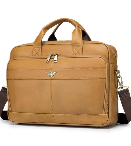 BKAZV Grote aktetas, voor heren, 15,6 inch, laptoptas, leer, werktas, zakelijke handtas, draagtas, hengseltas, schoudertas, messenger bag, portefeuille, schoudertas, zwart, zwart, 
