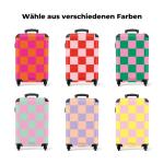 NoBoringSuitcases.com Handbagage, harde koffer met TSA-slot, jongens en meisjes, trolley, reiskoffer, draagtas, rolkoffer, klein of middelgroot, 18 blokstijl, koffer