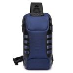 FANDARE Diefstalbeveiliging, borsttas, slingrugzak, casual dagrugzak met USB, voor heren en dames, schoudertas, voor outdoor, sport, wandelen, fietsen, reizen, waterdicht polyester