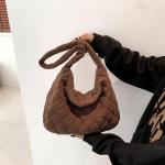 Schoudertas voor dames, handtas, corduroy tassen, grote shopper, tote bag, schoudertas, casual crossbody tas voor school, kantoor, werk, reizen, uitstapjes, winkelen, 01, groen, La