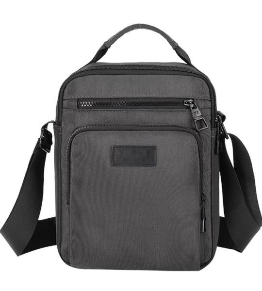 CHDWEY Umhängetaschen für Herren Umhängetasche for männliche Handtasche Gute Quaity Crossbody Bags Business Casual Messenger Bag Männer Kleine Tasche Reisetaschen(Grijs)