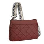 Unisex Boho Anti-Diefstal Clutch Crossbody, Paprika, Paprika