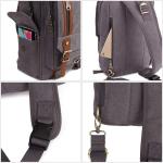 KAUKKO Canvas Tactical Vintage Borsttas Tactical Schoudertas
