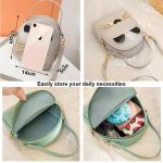 Schoudertas voor meisjes, mini crossbody bag, schoudertas, handtas, PU-leer, kleine meisjeshandtas, mini-rugzakken voor kinderen, meisjes, tieners, grijs