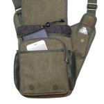KAUKKO Canvas Tactical Vintage Borsttas Tactical Schoudertas