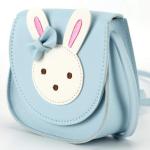 Ondeam Kleine Kaninchen Ohr Bogen Crossbody Geldbörse, PU Schulter Handtasche für Kinder Mädchen Kleinkinder