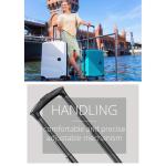 HAUPTSTADTKOFFER Midden grote harde koffer, TSA, 4 wielen, check-in bagage met 8 cm volumevergroting, 77 cm, 130 liter, grafiet, Avocado., koffer