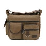 FANDARE Schoudertas 7,9 inch iPad tas unisex vintage canvas messenger tas voor dames en heren