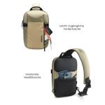mannen schoudertas voor 2024 13 inch iPad Pro M4, 13 inch iPad Air M2, 13 inch MacBook Air M3 A3114, minimale enkele riem sling tas daypack schoudertas, klein formaat