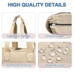 Tote Bag, damestas, grote tas, universiteit, damestas, lichte strandtas, voor reizen, winkelen, werk, kantoor, school, cadeau, Roze, Eén maat