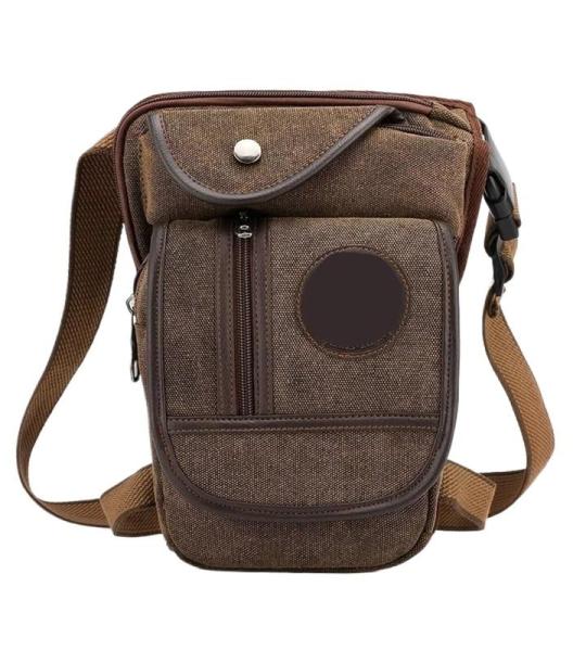 Waterdichte Motorfiets Tas Canvas Drop Been Tas Outdoor Fanny Pack Unisex Hip Motorfiets Fiets Schouder Fietsen Multi-Pocket Casual Taille Waterdicht