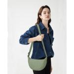 Schoudertas voor dames, stijlvol, nylon crossbody bag voor dames, halve maan tas, schoudertas met schouderriem instelbaar, Y2K heuptas voor elke gelegenheid, groen, Eén maat, Scho
