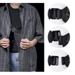 Multi-pocket borstzak voor heren, anti-diefstal, schoudertas voor heren, sling crossbody schoudertas voor heren, klein, voor buiten, reizen, wandelen, joggen, zwart, Medium
