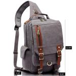 KAUKKO Canvas Tactical Vintage Borsttas Tactical Schoudertas