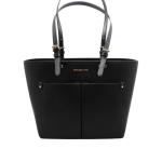 Jet Sest Travel Medium Dubbele Pocket Tote, Zwart, Medium