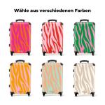 NoBoringSuitcases.com Handbagage, harde koffer met TSA-slot, voor volwassenen en vrouwen, trolley, reiskoffer, draagtas, rolkoffer, klein of middelgroot, 19 wervelgolf, koffer