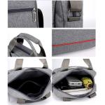 CHDWEY Umhängetaschen für Herren Männer wasserdichte Messenger Umhängetaschen Crossbody Bag Cross Sling Pack Handtasche auf Single-Schulter for Männer(Grijs)