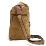 Neuleben Waterdichte schouderrugzak van canvas vintage uniseks heren kleine sling rugzak schoudertas outdoor sport vrije tijd