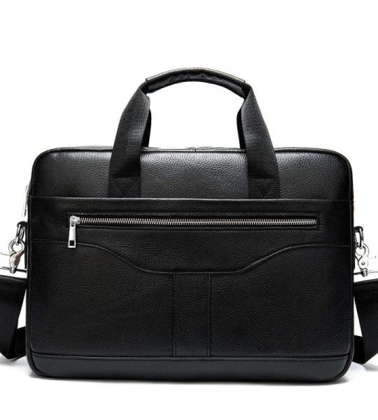 CHDWEY Umhängetaschen für Herren Herren Leder Business Aktentasche, 14-Zoll-Computertasche, Mode-Männer-Umhängetasche(A)