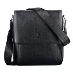 Leathario Leren schoudertas voor heren, messgerbag, leren tas voor business, retro